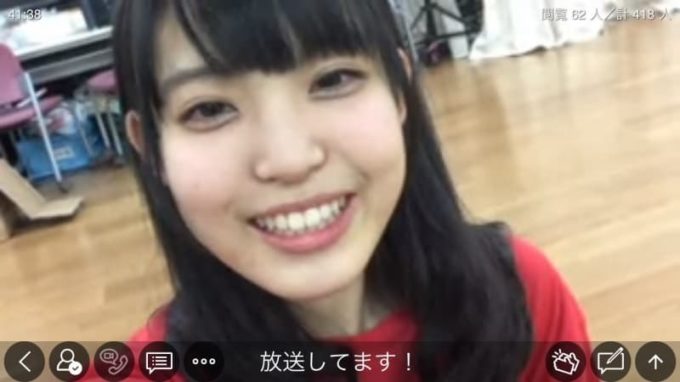 真野彩里愛 FES☆TIVE（フェスティブ）加入時のツイキャス