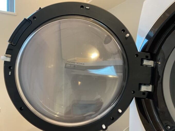 日立 ドラム式洗濯機（ビッグドラム） ドア下がり対策部品の扉に交換